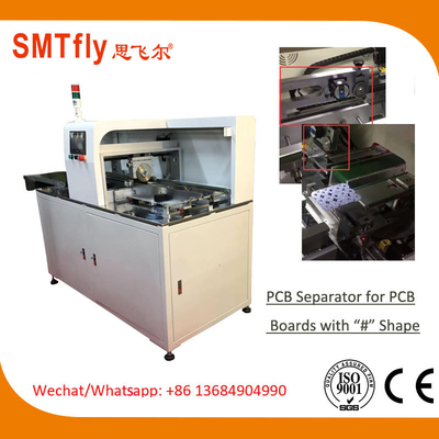 110V 500 / S Inline V Cut PCB Ayırıcı Makinesi PLC Veri Depolama