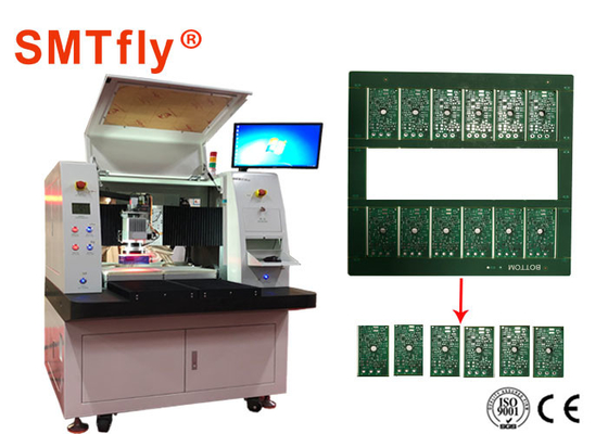 Güvenli Sensörlü 100mm/S 0.6mm Elektronik Lazer PCB Depanelizer Makinesi