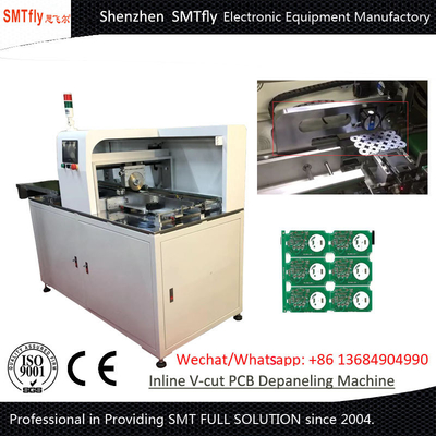Kademeli / Servo Motorlu V-Cut Çok Sayıda Dairesel Bıçaklı PCB Ayırıcı Cihaz