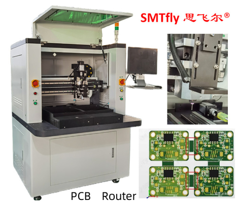 Pcb Router Depaneling Machine Offline 0.01mm konumlandırma devre kartı üreticisi makinesi