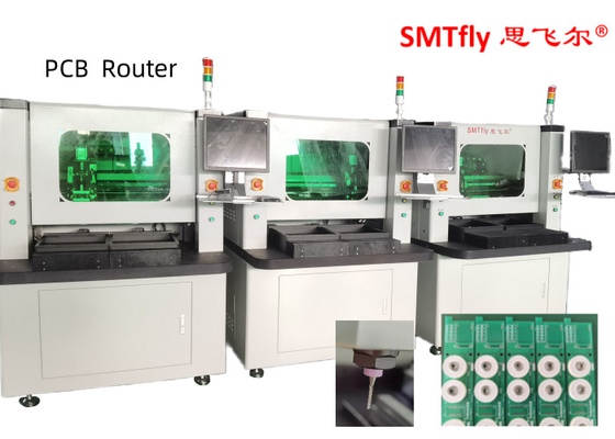 Windows 7 Sistemli 220V 4.2KW Otomatik PCB Depaneling Router