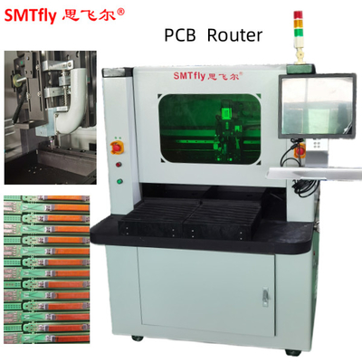 50000r/S 20W Beyaz PCB Depaneling Router, Öğretim Kutusu Programının Kontrolü ile