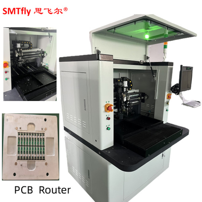 50000r/S 20W Beyaz PCB Depaneling Router, Öğretim Kutusu Programının Kontrolü ile