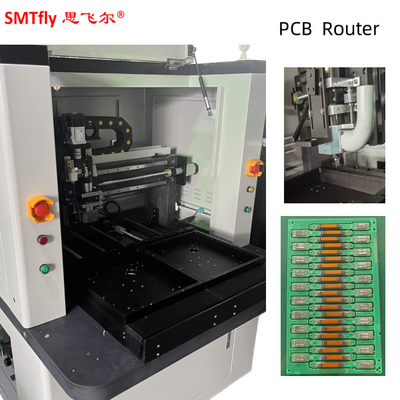 Evrensel Parmaklık Depaneling Router, 100W Cnc Pcb Routing Machine