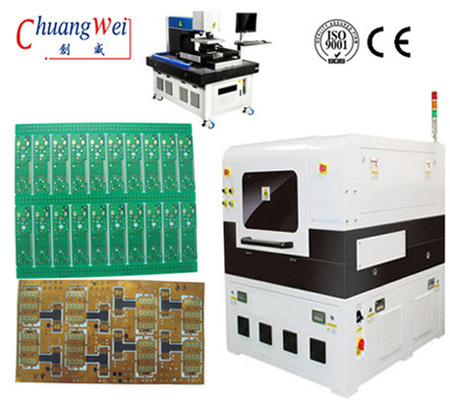 Stressiz Lazer PCB Depaneling Makinesi 18W Optowave 355nm