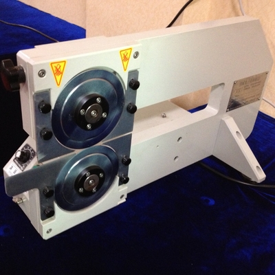 PCB Ayırıcı Mahine Motorlu V-Groove PCB Depaneler Dairesel Kılıflarla