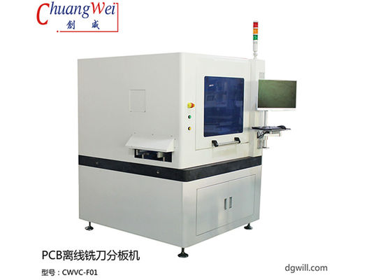 Inline PCB Router Makine CNC Spindle Basılı Devre Tablosu 0,5mm Kalınlığı