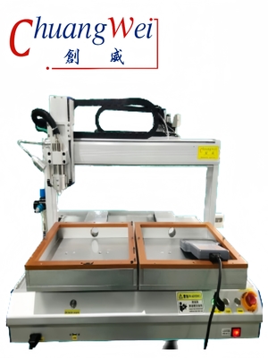 PCB Router Makinesi Çift İstasyonlu Otomatik Elektronik tornavida Makinesi