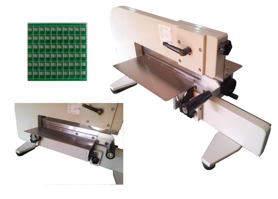 Çelik Çerçeve PCB Ayrma Makinesi Motorlu Kesme 330mm Fr4 El İtme