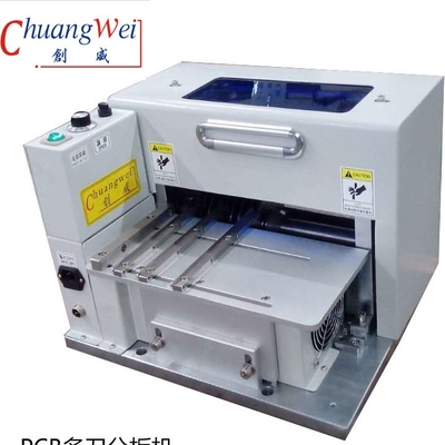 LED T8 T5 Üretim hattı için tam otomatik 400mm/s PCB Depanelizer Makinesi