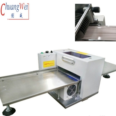 LED T8 T5 Üretim hattı için tam otomatik 400mm/s PCB Depanelizer Makinesi