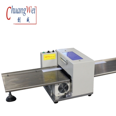 LED T8 T5 Üretim hattı için tam otomatik 400mm/s PCB Depanelizer Makinesi