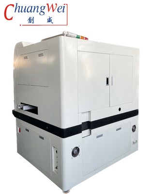 Fiducial tanıma Lazer PCB Depaneling Makinesi İsteğe bağlı Paslanmaz Çelik Inline