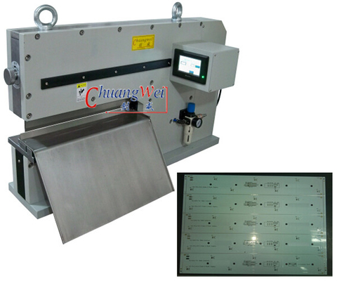Doğrusal bıçaklı Alüminyum PCB Kesme Makinesi, CWVC-450