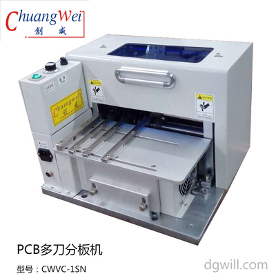 110V 400 mm / s 9 Çift Alüminyum Pcb Depaneling Kesici / Smd Pcb Makinesi