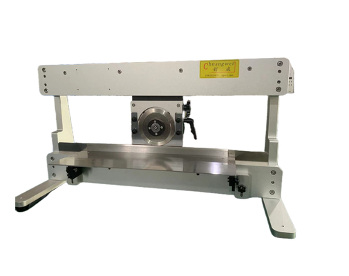 Düzenlenebilir doğrusal bıçaklı ve dairesel bıçaklı CWV-1M PCB Depaneling Makinesi