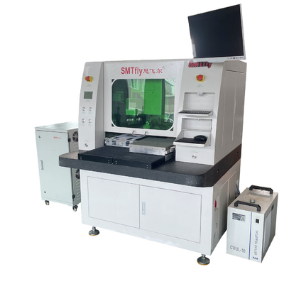 0.02mm Kesme Hassaslıklı Lazer PCB Depaneling Makinesi Sıkı Güvenlik Tasarımı