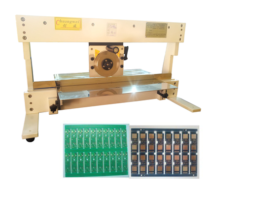 El veya Yarım Otomatik PCB Kesme Makinesi Dairesel ve Doğrusal Blade Kesme 720mm