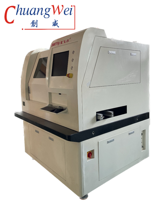 İsteğe bağlı Paslanmaz Çelik 17W Lazer PCB Depaneling Makinesi Güvenilir Tanım