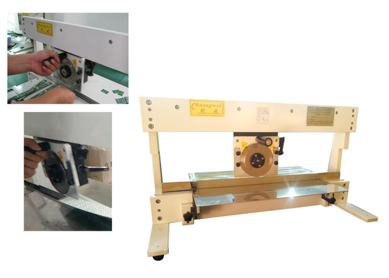 Farklı oluk derinliği için ayarlanabilir boşluk PCB ayırıcı makinesi