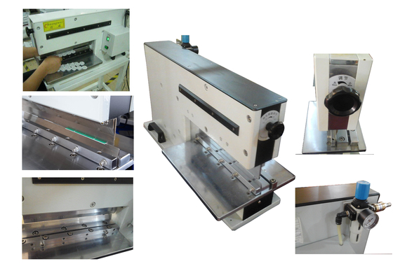 Alüminyum Yüzey için İki Keskin Lineer Bıçaklı PCB Depaneling Makinesi