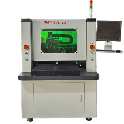 Üretim için çift çalışma masaları ile sabit PCB yönlendirici makinesi