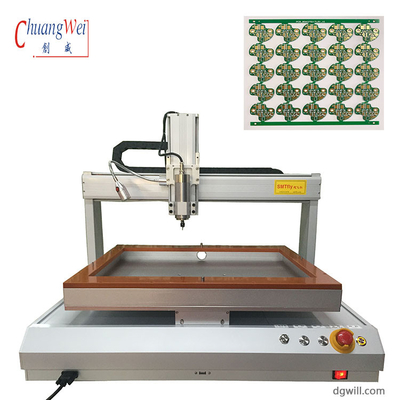 Masaüstü Tek Bench PCB Router Makinesi 500mm/s konumlandırma hızı ve yüksek sertliği ile