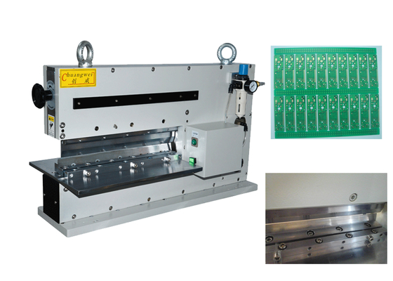 Guillotine Type Pneumatic PCB Cutting Machine With Two Sharp Linear Blades