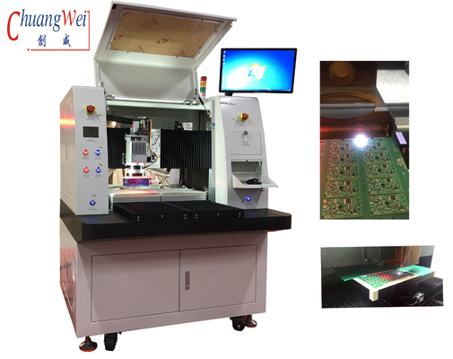 AC220 / 3KW PCB Depaneling Makine Ekipmanı Kaynağı Ve Gerber veya DXF İşleme Resim Dosyası Performans İçin