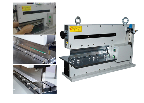 Duyarlı SMD ile 10W PCB V-Cut Sparator Makine 400mm Kırpma