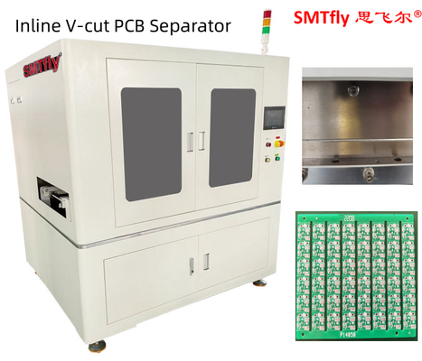 Hızlı ve Güvenli PCB Depaneling için Gelişmiş Pnömatik PCB V Kesme Makinesi SMTfly-330