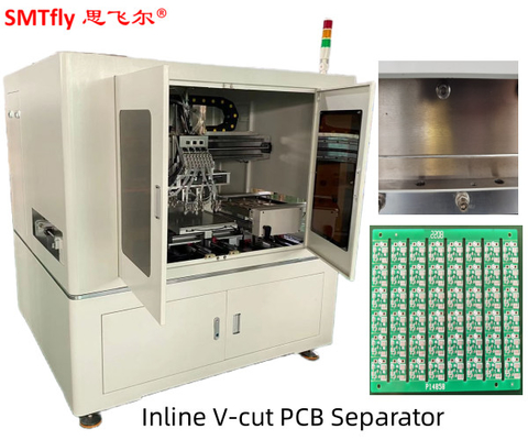 Hızlı ve Güvenli PCB Depaneling için Gelişmiş Pnömatik PCB V Kesme Makinesi SMTfly-330