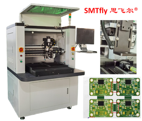 2 yönlü kaydırmalı değişken ve otomatik ayırıcı aracı olan PCB yönlendirici makinesi