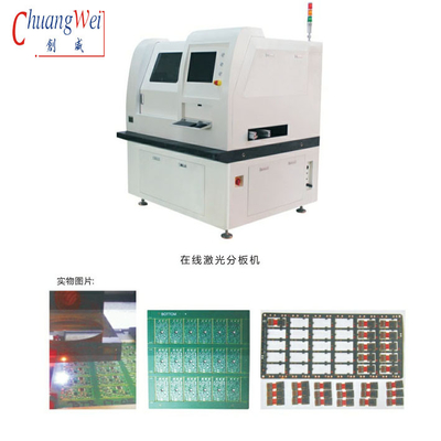 Yüksek verimlilikli 355nm Lazer PCB Depaneling Makinesi Çeşitli Substratlar ve Malzemeler için