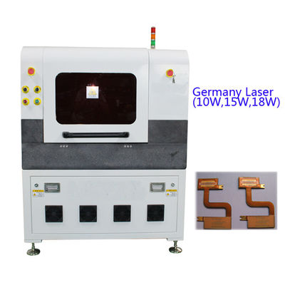 18W 355nm SMT Sıralı Sabit Lazer Depaneling Makinesi Stressiz