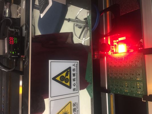 18W 355nm SMT Sıralı Sabit Lazer Depaneling Makinesi Stressiz
