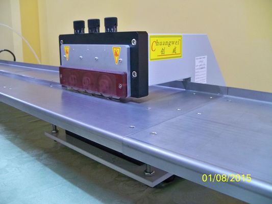 Ön puanlama PCB Ayırıcı Makinesi, 2.4M Paslanmaz Çelik Platform