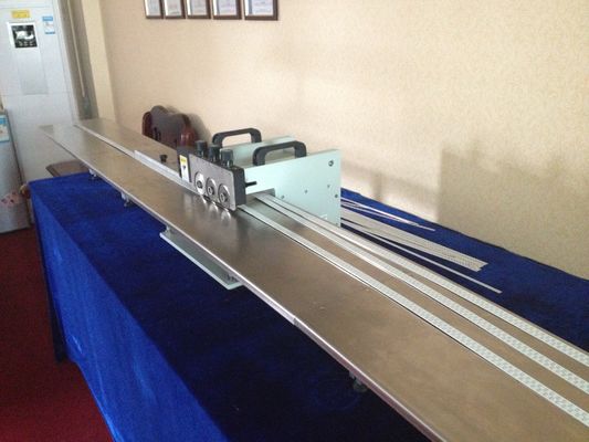 Ön puanlama PCB Ayırıcı Makinesi, 2.4M Paslanmaz Çelik Platform