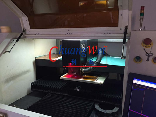 Temassız Depaneling için 10W UV Optowave Lazer PCB Ayırıcı Makinesi