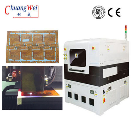 Temassız Depaneling için 10W UV Optowave Lazer PCB Ayırıcı Makinesi