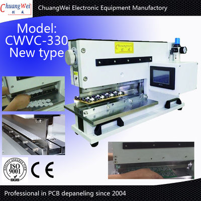 Motorlu V-cut PCB Ayırıcı Makinesi Pnömatik Tahrikli Pcb Depanelizer