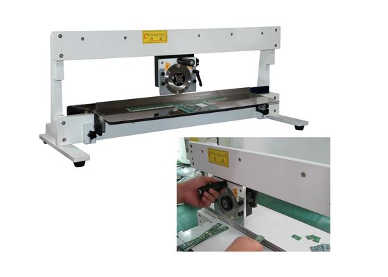 Farklı oluk derinliği için ayarlanabilir boşluk PCB ayırıcı makinesi