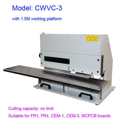 V Groove Guillotine PCB Cutting Machine With Two Sharp Linear Blades
