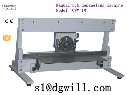 Kılavuzlu V kesimi PCB ayırıcı makinesi CWV-1M ile basitleştirilen panelleri çıkarmak