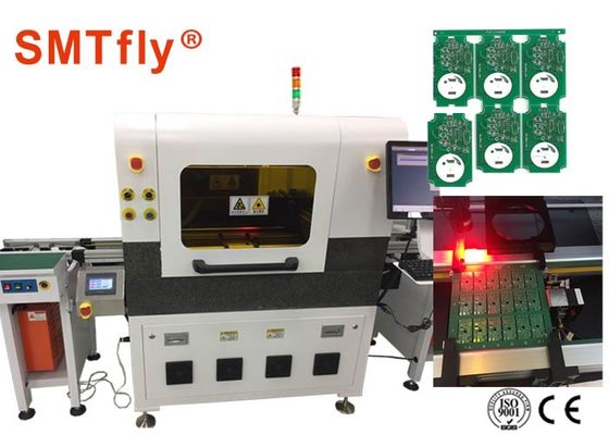 Lazer PCB Depaneling Makinesi 17W 2.0mm PCB Kalın Oluk V Kesim Makinesi
