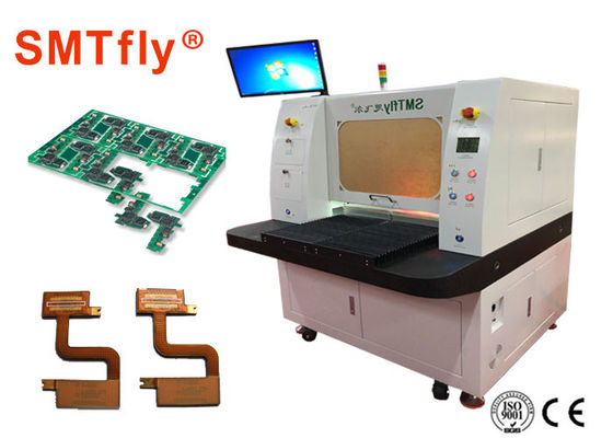 Lazer PCB Depaneling Makinesi 17W 2.0mm PCB Kalın Oluk V Kesim Makinesi