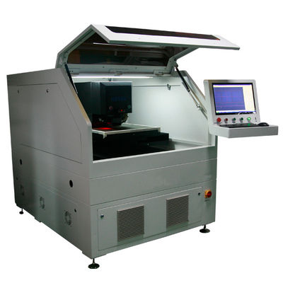 FR4 PCB Kartları İçin Hassas 15W 20μM UV Lazer V Kesim Pcb Kurşun Kesici